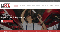 Desktop Screenshot of likl-autowerkstatt.de