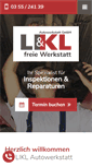 Mobile Screenshot of likl-autowerkstatt.de